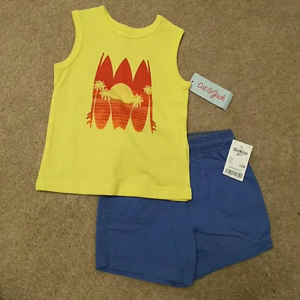 Tank 18m and shorts 12m